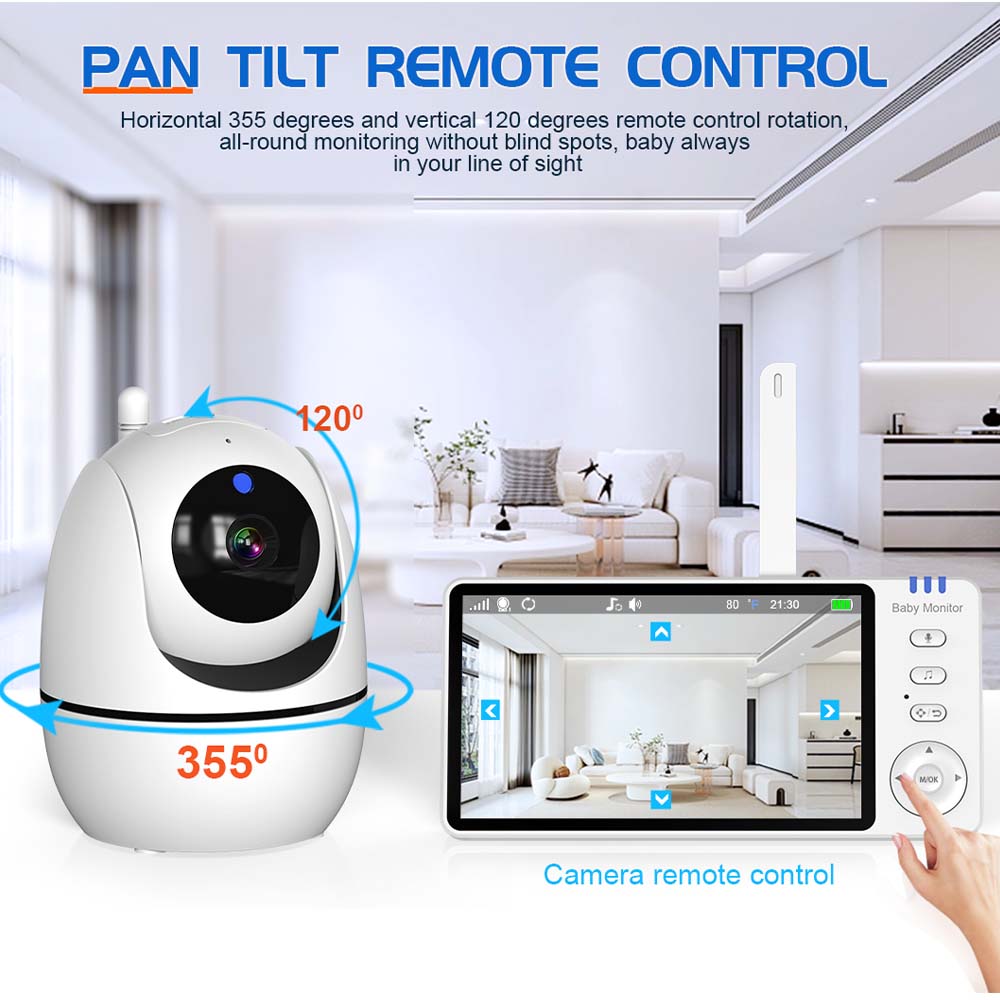 5 Inch Video Baby Monitor Indo - Audio Music Video recension och pris