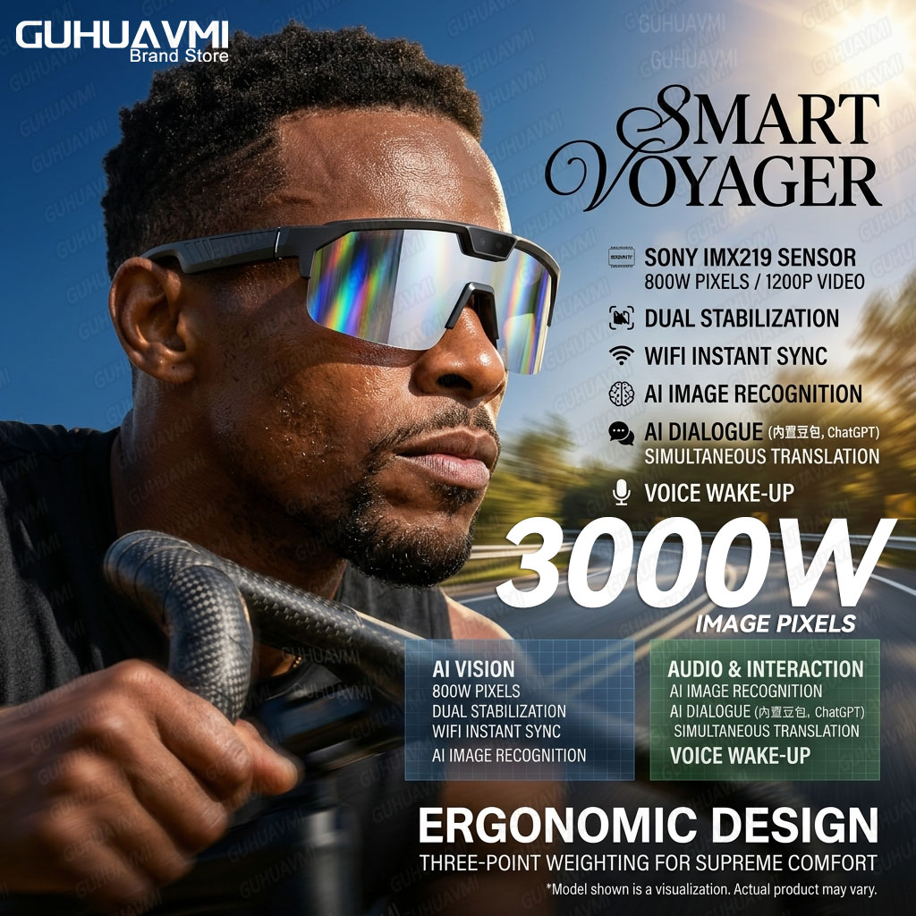 Photochromic Smart Glasses 120 - Audio Music Video recension och pris