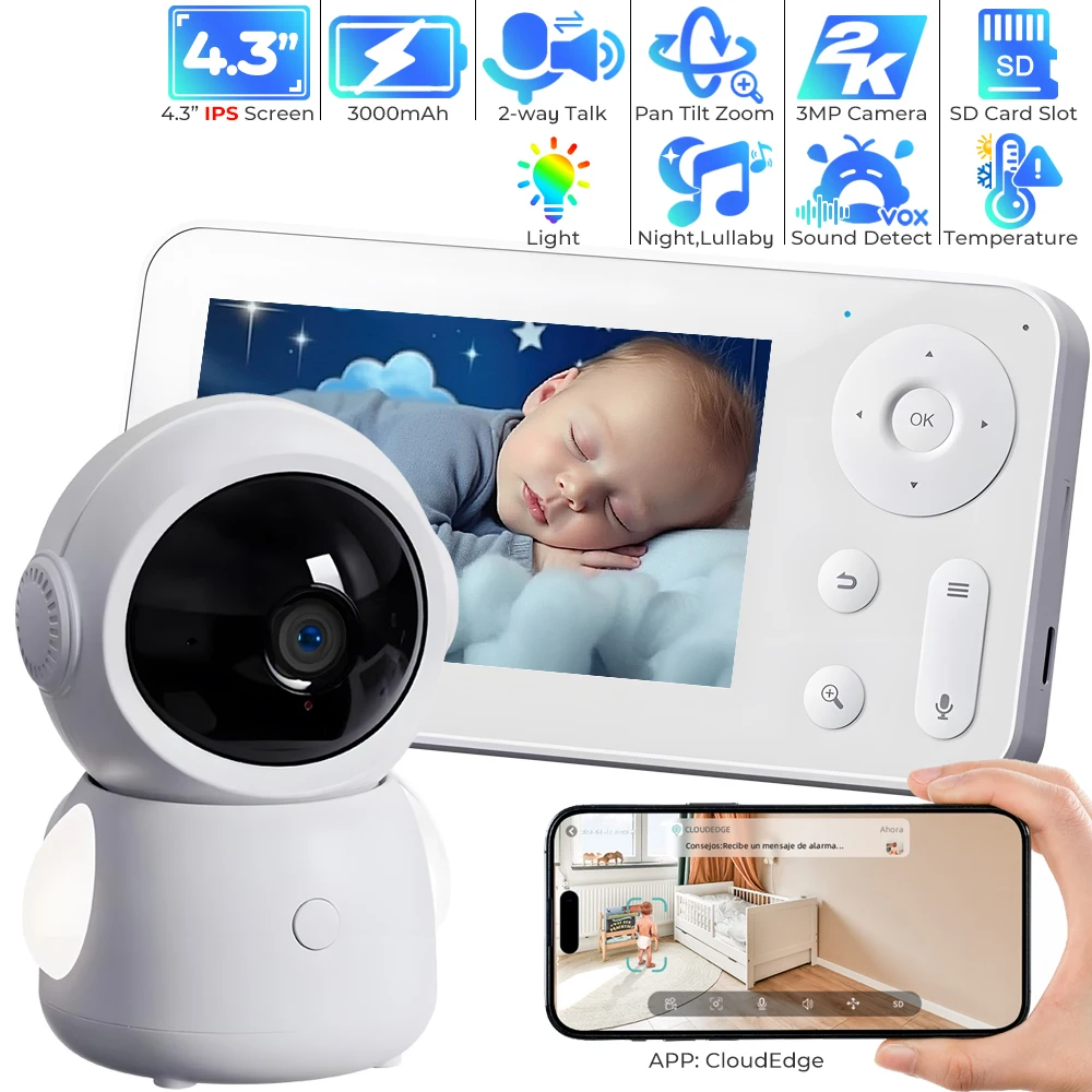WiFi Baby Monitor with App Con - Audio Music Google recension och pris