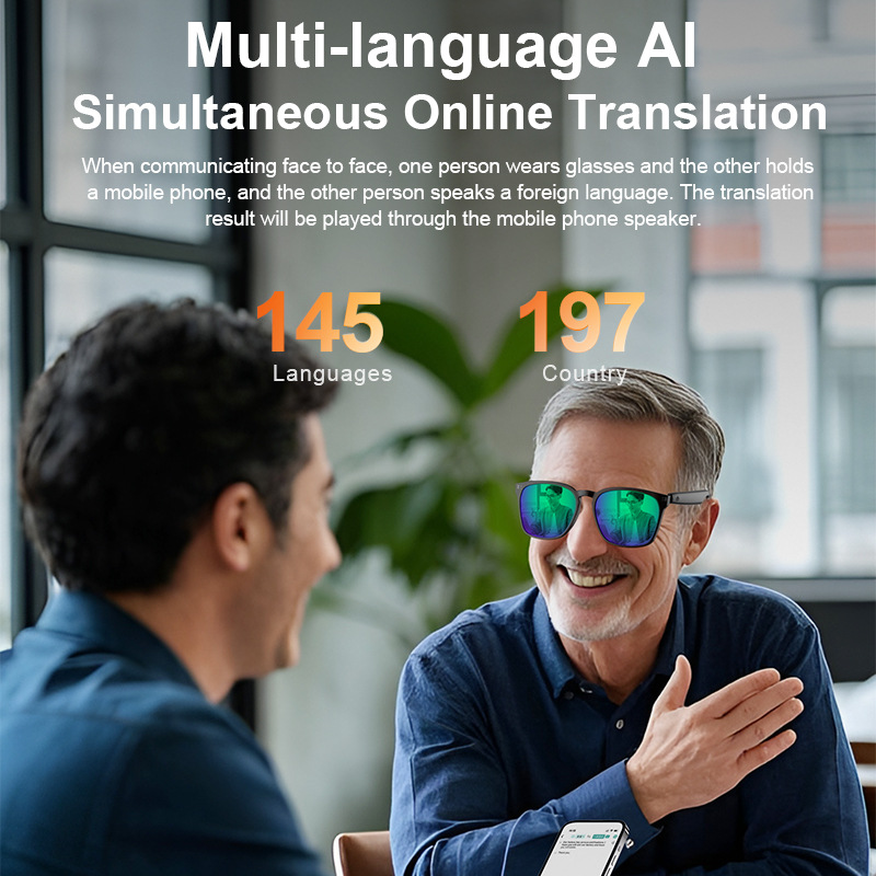 Ai smart bluetooth glasses off - Audio Music Video recension och pris