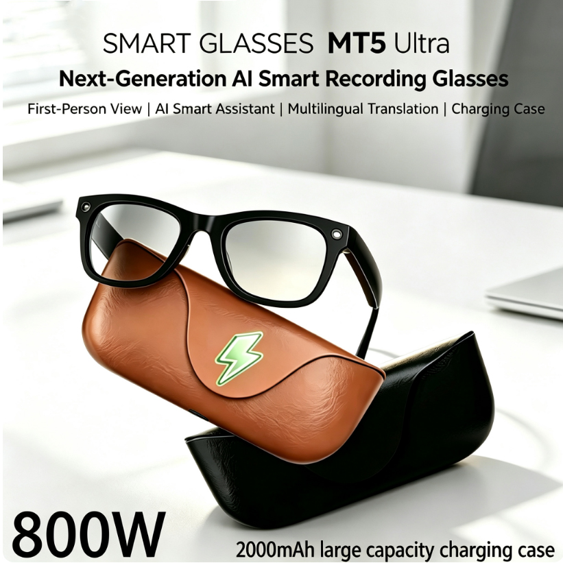 2026 AI smart Glasses HD 800W  - Audio Music Video recension och pris