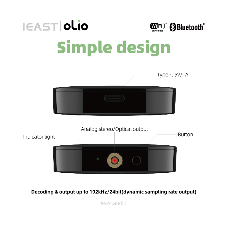 Olio AirPlay2 wireless wifi bl - Audio Music Google recension och pris