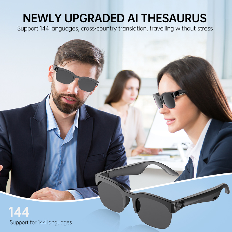 Bluetooth Audio Smart Glasses  - Audio Music Voice recension och pris
