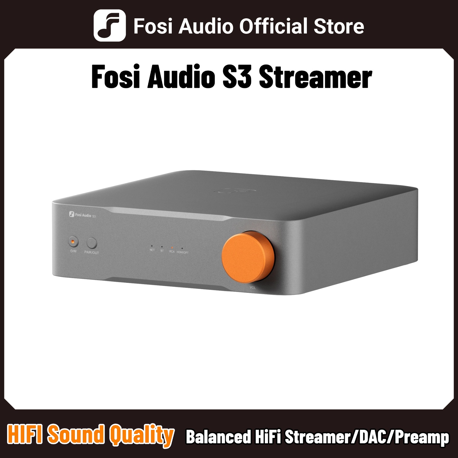Fosi Audio S3 HiFi Music Strea - Audio Music Google recension och pris