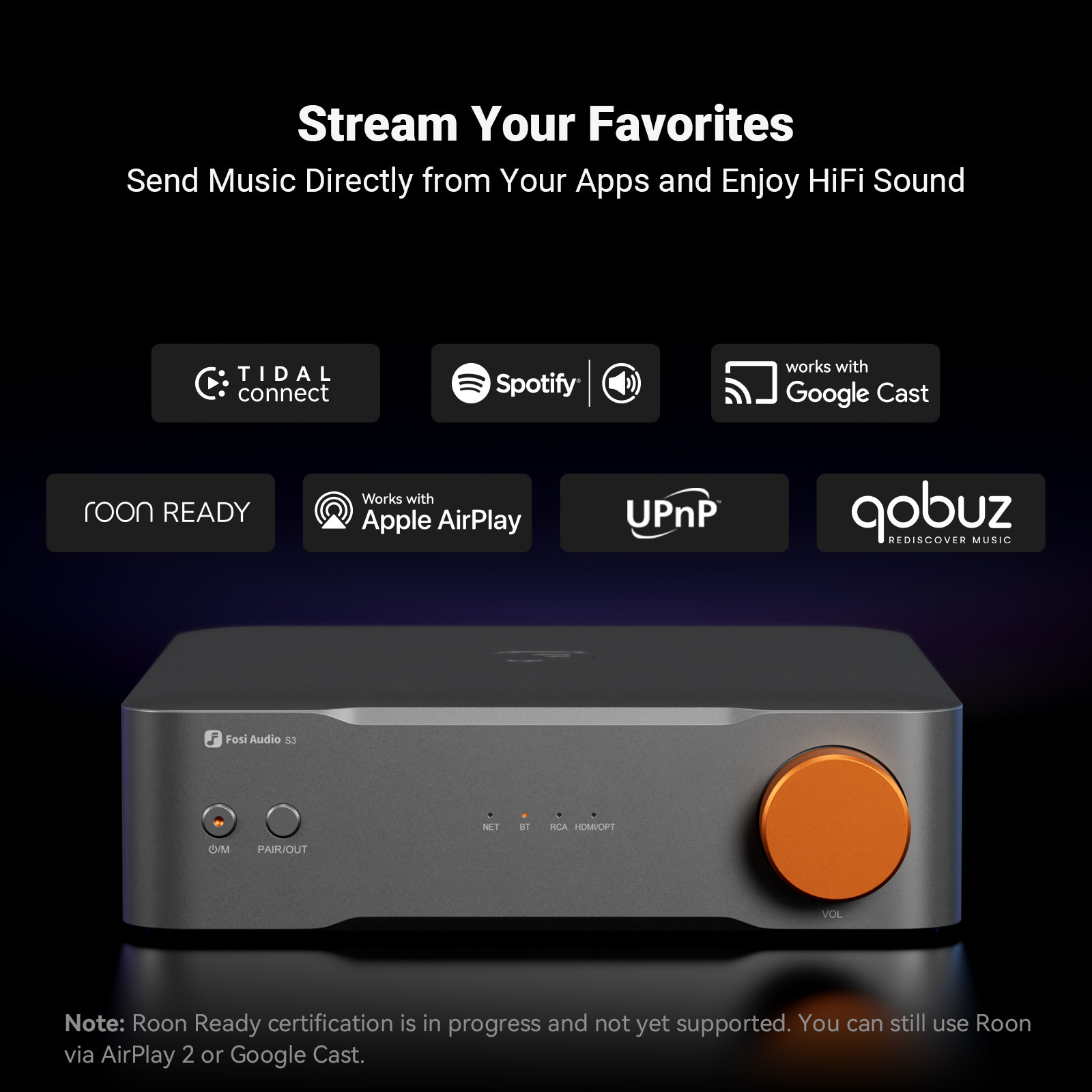 Fosi Audio S3 HiFi Music Strea - Audio Music Google recension och pris