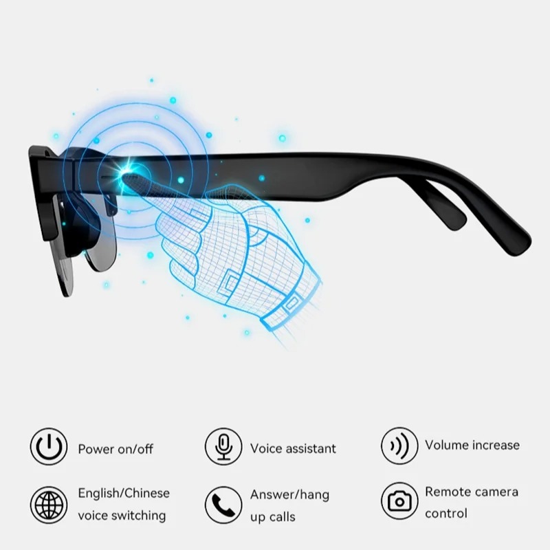 Smart Translation Glasses Real - Audio Music Voice recension och pris