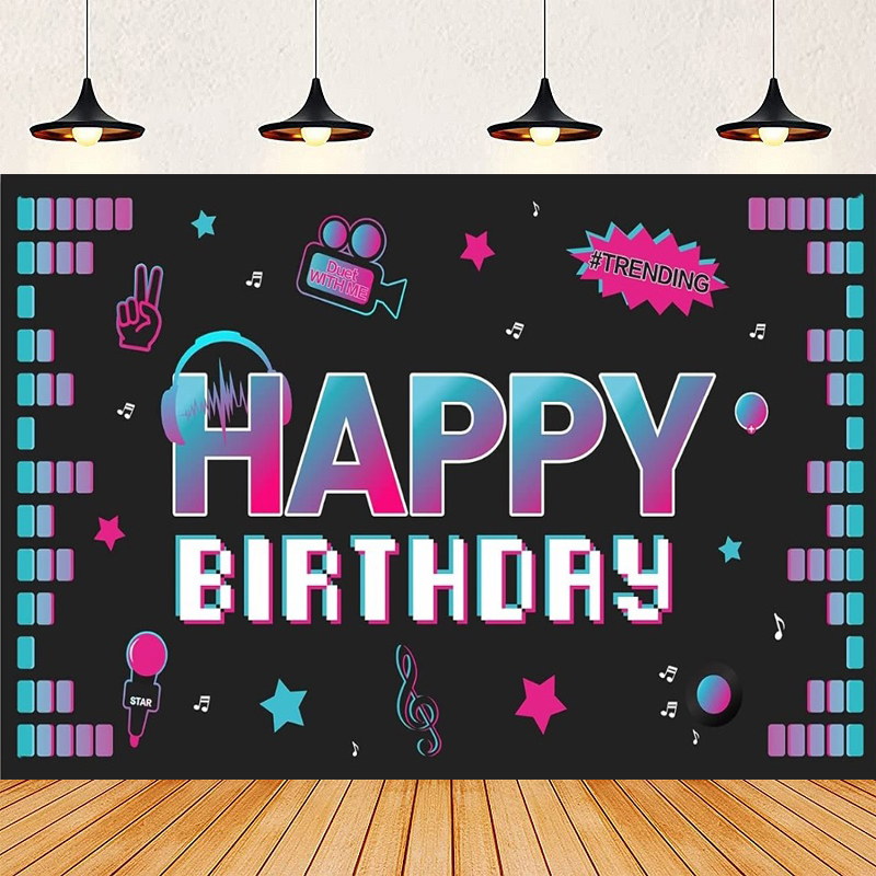 Photography Backdrop Popular M - Audio Happy Music recension och pris