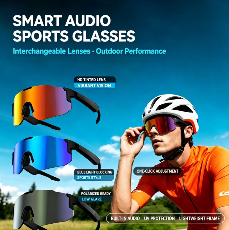 Smart Audio Sports Sunglasses  - Audio Music Voice recension och pris